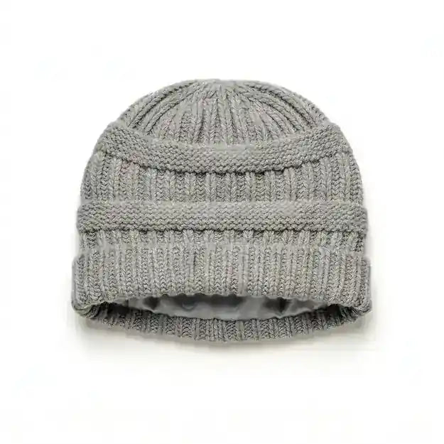 Satin Lined Knit Beanie