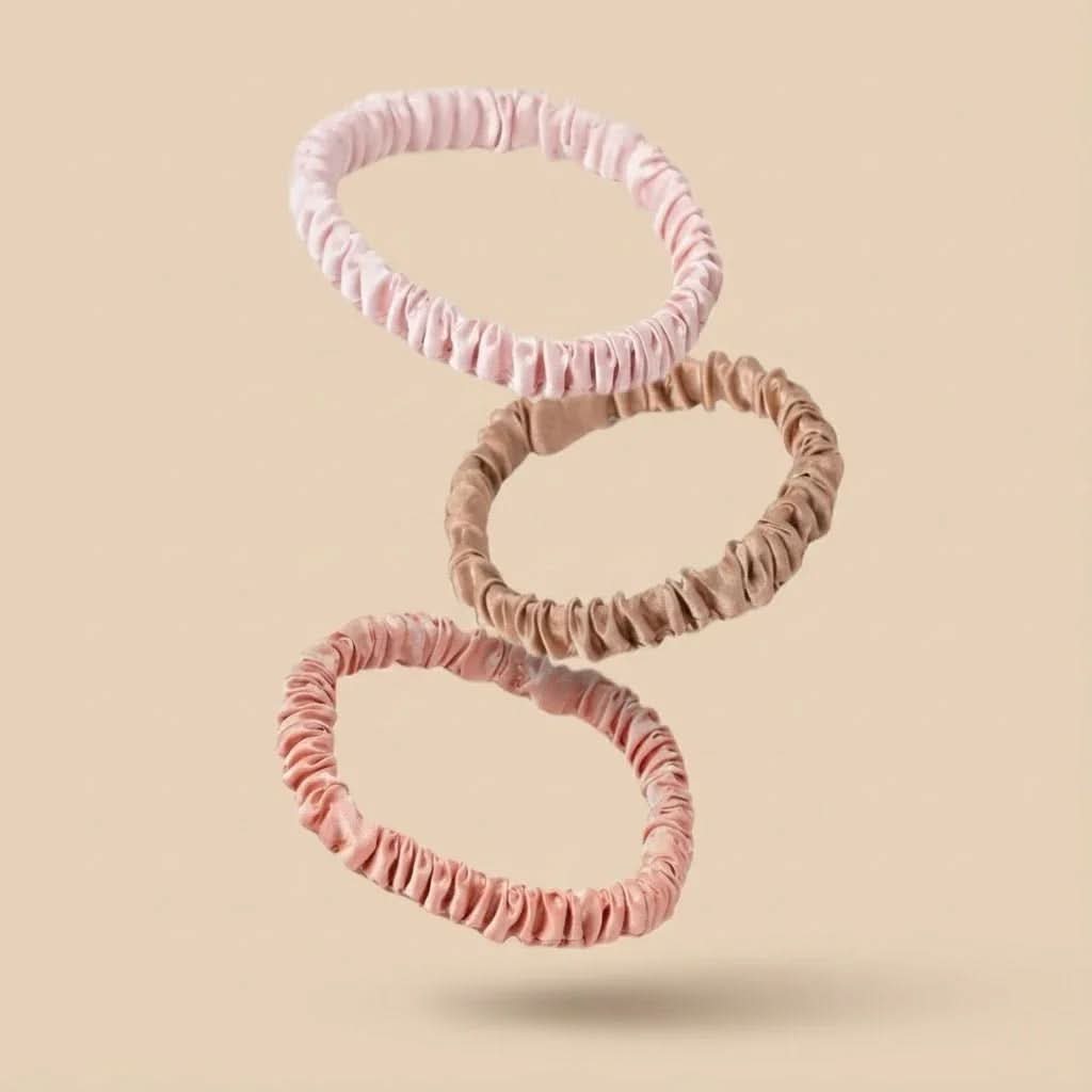 Silk Hair Scrunchie Set - Curl & Collected