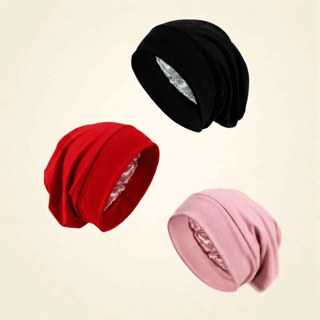 Silk Satin Hair Bonnet - Curl & Collected